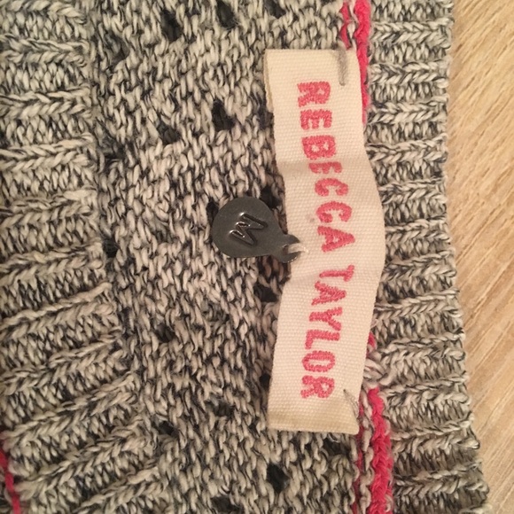 Rebecca Taylor Split Back Sweater grey M - Picture 4 of 8